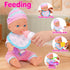 Set 3-5 4-6 5-7, Playset 11" 20PCS 2 3 4 5 Baby Doll Stroller Toys for Girls Toddlers Baby Doll with Doll, Bathtub
