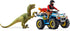 Schleich Dinosaurs Toy Set - Quad Escape from Velociraptor with ATV Truck for Boys and Girls, Ages 4+