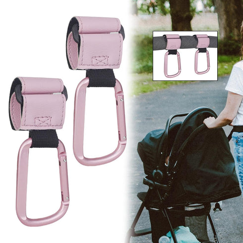 Generic 2X Stroller Hooks Clip Stroller Accessories Universal Carabiner Bag Carrier Pram Hooks Pushchair Hooks