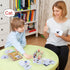 BenBen Educational Toys - Montessori 110 Flash Cards CVC Word Builder for Kids 3-6, Alphabet Learning and Spelling Games