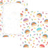 CZXW 52" 28" Rainbow Cake with Sprinkles Crib Sheets Fitted x Natural Cotton Soft & Breathable for Baby Crib Mattress