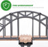 Wooden Train Bridge Model - Track Accessories for Kids' Railway Layouts