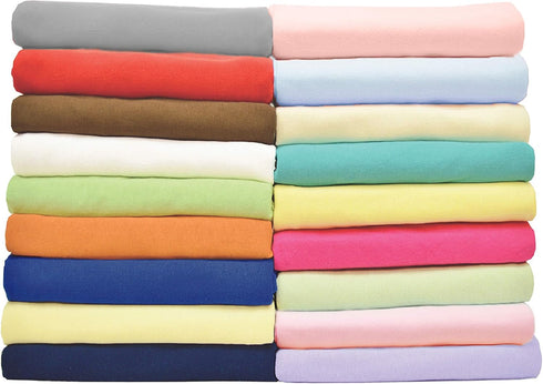 TL Care Supreme 100% Natural Cotton Fitted Crib Sheet, 52" x 28", Navy, Hypoallergenic Comfort