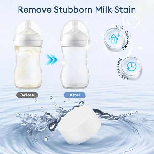 300 MOMFANN Professional Deep Cleaning Detergent Tablets for All Baby Bottle Washers, Washer Tablets for Bottle Washer