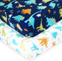 PHF Soft Crib Sheet Fitted, 2 Pack Baby Sheets for Boys Girls,