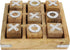 IBLAY Handmade Wooden Tic Tac Toe Game - Great Gift for All Occasions