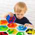 Set 12 Onyoloy Liquid Sensory Soft Gel Toys - of - Hexagonal Sensory Fidget Toys, Water Sensory Toys for Nursery