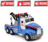 15" Winch 3+ Mighty Fleet Mighty Motorized Tow Truck Toy Vehicle with Lights, Sounds, Working & Traffic Cones Batteries
