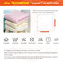 Set 2 32x32 5-Layer Vie Triomphe Muslin Baby Swaddle Blankets of Pink and Yellow Gauze Soft Breathable Cotton Receiving
