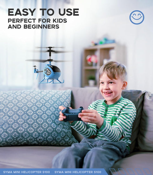 SYMA Remote Control Helicopter, 3.5 Channel RC Helicopters for Kids and Adults, Micro Indoor Aircraft with Gyro and