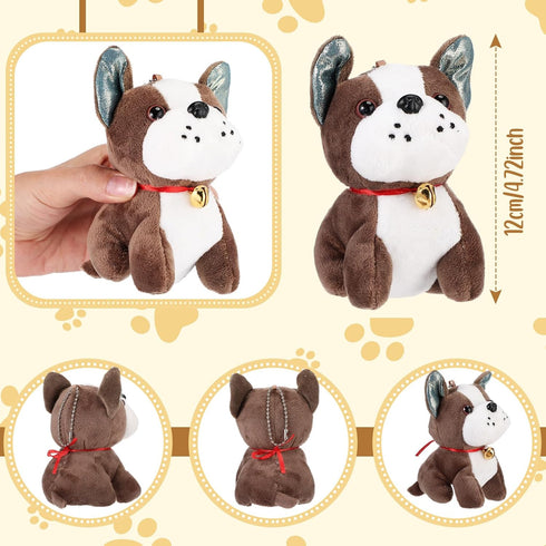 Aoriher 18 Pcs Mini Plush Dog Bulk - Cute Assorted Soft Plush Dog Puppy Toys, Small Stuffed Dogs for Party Favor