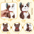 Aoriher 18 Pcs Mini Plush Dog Bulk - Cute Assorted Soft Plush Dog Puppy Toys, Small Stuffed Dogs for Party Favor