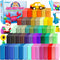 ESSENSON Air Dry Clay, 50 Colors Modeling Clay for Kids, DIY Molding Magic Clay Gift