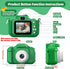 HOOMOON 3-12, 1080P 3 4 5 6 7 8 9 Upgrade Dinosaur Kids Camera, Christmas Birthday Gifts for Girls Boys HD Selfie