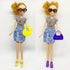 70PCS Doll Accessories, 50 Pairs Doll Shoes, 10 Doll Handbags, 10 Doll Glasses, Fashion Playset for 11.5 Inch Girl Doll