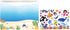 Giggles & Pebbles Educational Magic Sticker Pad Book for Kids, Reusable Non-Adhesive Stickers with Farm, Zoo, Ocean
