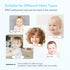IPX7 Cordless Baby Hair Clippers, Vacuum Hair Clipper for Baby Fine Hair, Baby Hair Clipper Quiet Hair Clipper