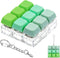 ILHSTY Keyboard Fidget Toy Clicker Fidget Keychain, 9-in-1 Stress Relief Desk Toys Decompression
