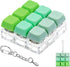 ILHSTY Keyboard Fidget Toy Clicker Fidget Keychain, 9-in-1 Stress Relief Desk Toys Decompression