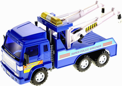 PowerTRC Police Tow Truck Toy for Boys Ages 3-5 | 13 inch