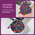 LCVUUK Relief,300+Multicolour Fidget Toys Adults,Sensory Stones for Stress Smooth Ferrite Rocks, Desk Fidgets