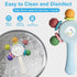 Joinshow 2PCS 0-36 Baby Sensory Teething Toys-Rattle Stick,Food Grade BPA Free Chew Toy,Grip Strengthening Handle