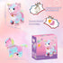 Jimate Interactive Electronic Plush Toy Walking and Barking Robot Cat Plush Cat Remote Control Kitten for Girls