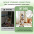 BETBEM 65" Stuffed Animal Storage Zoo with Wheels, Tall Large Stuff Animals Plushies Holder Toy Organizer Kids Plush
