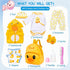 9pcs Set Backpack 17-22 Inch PEDOLLTREE Reborn Baby Dolls Clothes Accessories Yellow Duck with Diaper for Reborn Doll