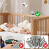 tihii HB6550/ HB6560/ HB65/ HB6351/ HB40/ HB6339/ HB6336, SM935E Baby Monitor Mount Compatible with HelloBaby