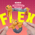 Boxgear 5-Pack Pop Tubes Mixed Animal Fidget Toys, Sensory Tubes for Toddlers, Stress-Relief Pop Sound Toys
