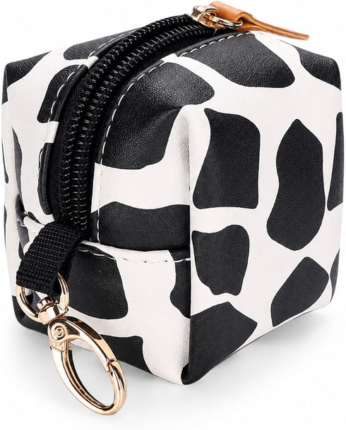 LUOZZY Pacifier Holder Pouch - Portable Pacifier Case with Cows Pattern, Easily