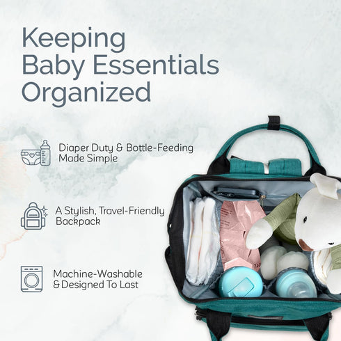 Backpack Backpack Kiddycare Diaper Bag | Baby Diaper Bags with Changing Station for Mom | Multipurpose Waterproof