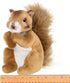Bearington Collection Copper Plush Squirrel Stuffed Animal, 7 Inch