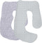 Maternity Pillow Cover ONLY Compatible with Momcozy Pregnancy Pillow (2 Pack Covers-Pillow