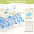 2 Pack 32"x16", Basumee Muslin Changing Pad Cover Waterproof Baby Changing Table Covers for Boys and Girls Soft