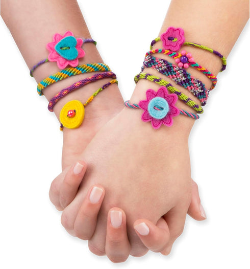 Melissa & Doug On The Go Friendship Bracelet Craft Set, Makes 10+ Bracelets