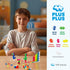 600 Set, PLUS PLUS Piece Neon Color Mix - Mini Interlocking Building Blocks Stem Toys for Kids - Sensory Bin