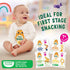 Little Bellies Organic Strawberry Pick-Me Sticks Baby Snack - Pack of 5 x 0.56 oz Individual Packs