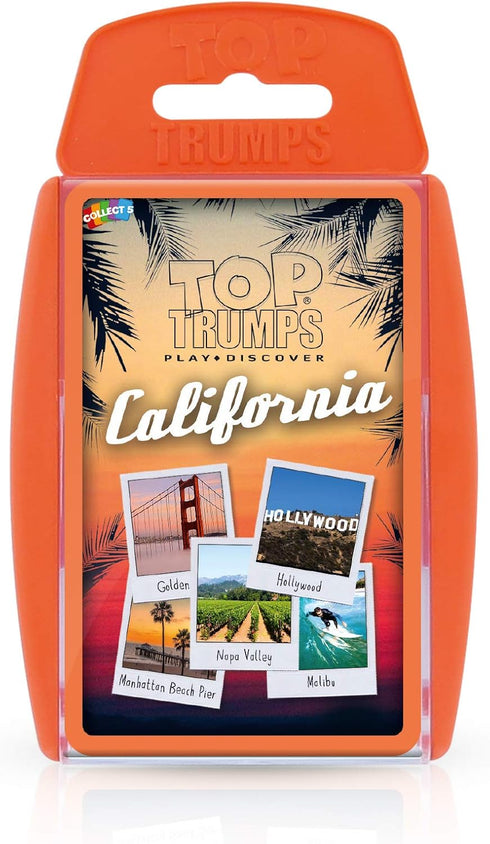 Top Trumps Card Game California, Family Games for Kids and Adults, Learning Card Games for 2 Players and More