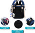 Sweet BB Backpack Baby Diaper with Changing Pad, Waterproof, USB Port, Large Capacity (Blue)