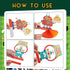 12 Pieces Robot Birthday Party Supplies: Honeycomb Centerpieces and Decorations for Kids Birthday Party