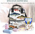 KLLTYHMU Backpack Mummy Backpack Backpack Diaper Bag Different Fish Baby Essentials Diapers Bag Waterproof Multipurpose