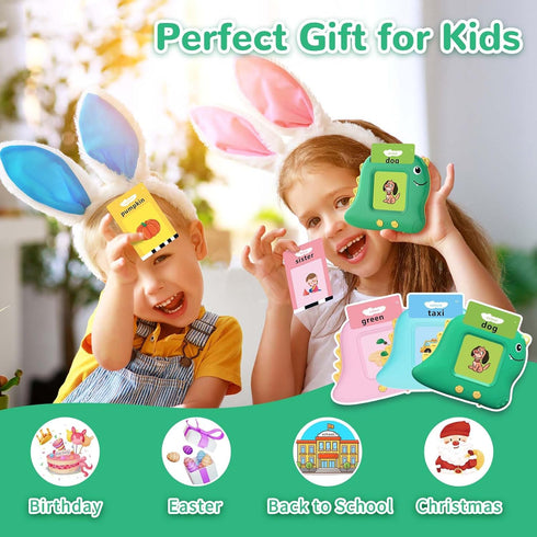 510 1-3 2-4, 2 3 4 5 6 Alotwan Toddler Toys Talking Flash Cards with Sight Words, Montessori Learning Toys for Toddler