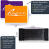 Quiver Time 7-Piece Set Orange and Purple Card Case Dividers & Separators - Ideal for Tabletop Gaming