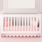 Hahafelt Pink Scalloped Crib Skirt 28"x 52" with 14" Drop Pleated Dust Ruffle