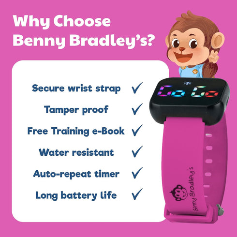 V2 Potty Training Watch for Kids A Water Resistant Toilet Reminder Device for Boys & Girls to Train Your Toddler