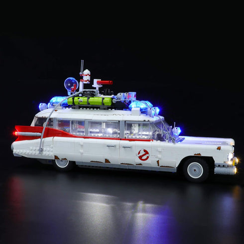 Lightailing Light Set for ECTO-1 Building Blocks Model LED Light Kit Compatible with Lego 10274 (Model Not Included)