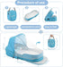 PGONEEE 2-1 Baby Travel Bassinet Portable Bassinets, Foldable Carry Bag Bassinet Travel Crib, Lightweight Baby Lounger
