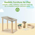 Set Set PlanToys Wooden Dollhouse Bathroom Room | Bath, Toilet, Sink & Accessories Furniture | Open Ended Role Play